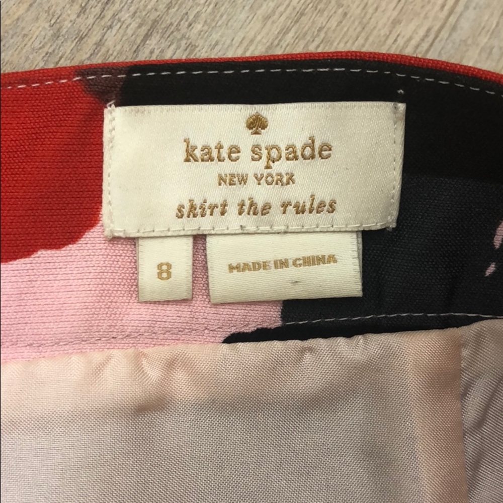 Kate Spade Printed Knee-Length Skirt - Picture 5 of 5